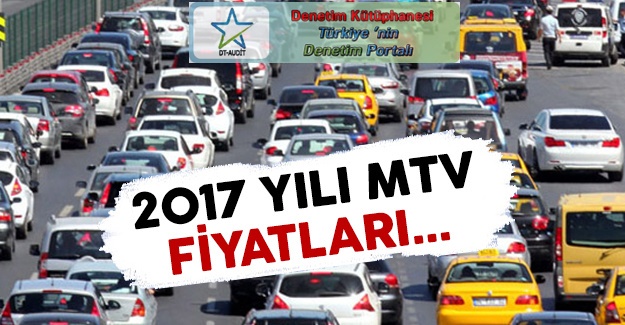 2017 Y�l�nda �denecek Motorlu Ta��tlar Vergisi Tutarlar� Belirlendi