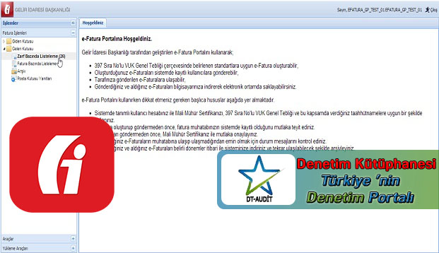 G�B Portal� �zerinden e-Fatura D�zenleyenler Dikkat: Son G�n 31 Aral�k / Mehmet �ENT�RK