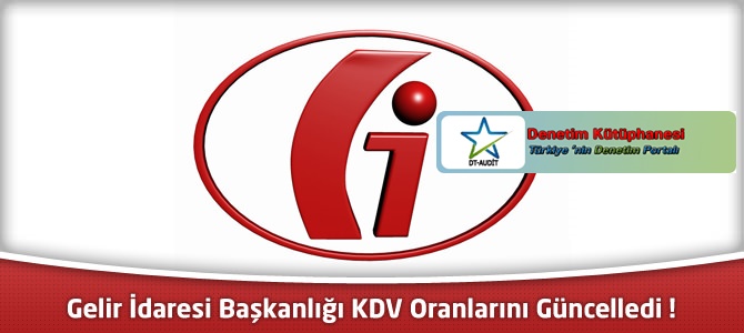 KDV ORANLARINDA YAPILAN SON DE����KL�KLER / YMM ABDULLAH TOLU